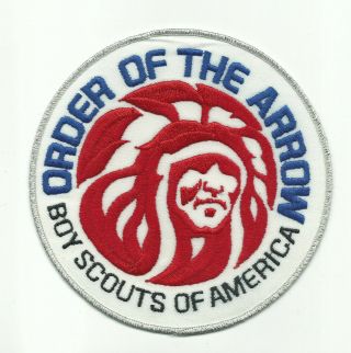 Bb Scout Bsa Oa Jacket Patch 6 Inch Stylized Indian Head Order Of The Arrow Www