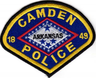 Camden Police Patch Arkansas Ar