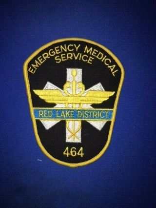 Red Lake Ems Patch,  Ontario Canada