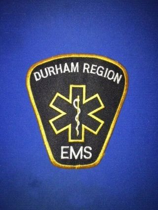 Durham Region Ems Patch,  Ontario Canada