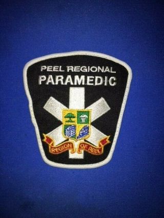 Peel Regional Paramedic Patch,  Ontario Canada