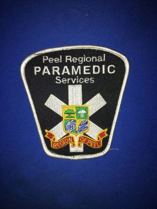 Peel Regional Paramedic Services Patch,  Ontario Canada