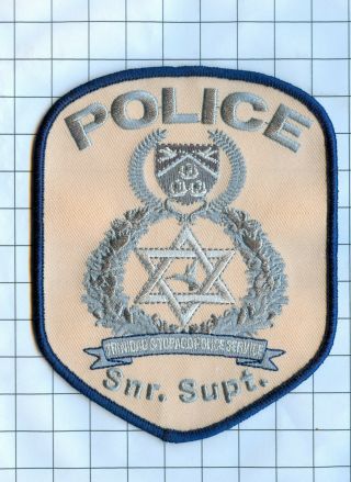 International Police Patch - Trinidad And Tobago Snr Supt