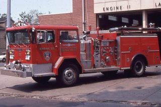 Buffalo Ny Engine 37 1974 American Lafrance Pioneer Pumper Fire Apparatus Slide
