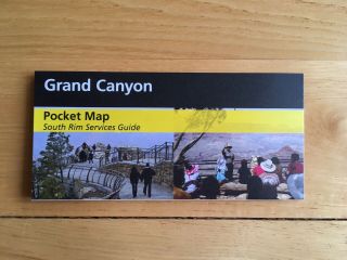 Grand Canyon National Park Pocket Guide South Rim Map / Brochure - Unigrid
