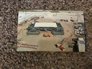 John F Kennedy Space Center Nasa Postcard Crawler Transporter Apollo/saturn V