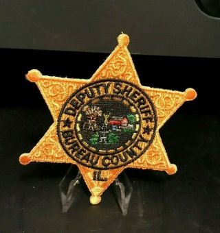 Patch Retired: Deputy Sheriff,  Bureau County,  Il.  Patch