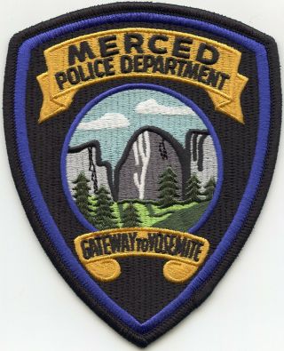 Merced California Ca Gateway To Yosemite Police Patch