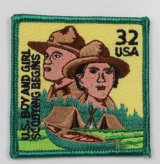 2001 National Boy Scout Jamboree Usps " Scouting Begins " 2.  5 " Pp [p030
