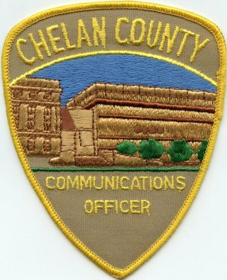 Chelan County Washington Wa 9 - 1 - 1 Dispatcher Communications Sheriff Police Patch