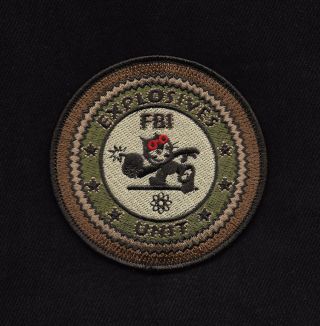 FBI Explosives Unit Felix with Bomb Detective Police Patch 3