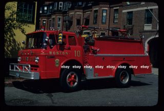 Boston Ma E10w 1975 Ford C Maynard Hose Wagon Fire Apparatus Slide