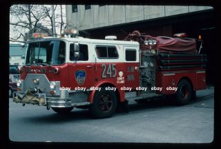 York City Engine 245 1985 Mack Cf Ward 79 Pumper Fire Apparatus Slide