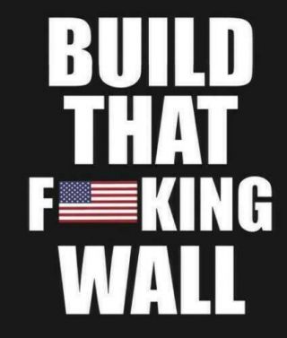 2pack Trump Build The Wall Immigration Border 2020 Decal Usa Bumper Sticker