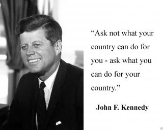 John F.  Kennedy Jfk " Ask Not " Inauguration Speech 8 X 10 Photo Picture Pf1