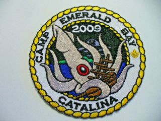2009 Camp Emerald Bay Patch Catalina Gwc Twill Cut Edge California Octopus Wlaac