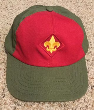 Vintage Boy Scouts 90s Snapback Hat Made In Usa Nos Deadstock