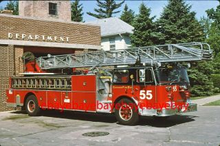 Fire Apparatus Slide,  Truck 55,  Chicago / Il,  1969/91 Seagrave