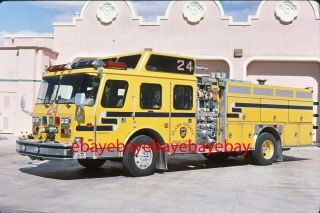 Fire Apparatus Slide,  Engine 24,  Clark Co Fd / Nv,  1990 E - One