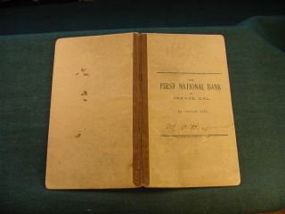 1895 The Second National Bank Columbia Tenn Account Book Tennessee Bo69