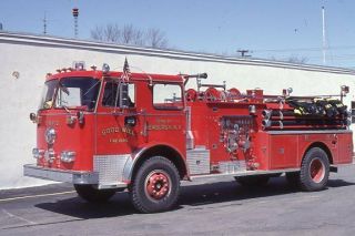 Town Of Newburgh Ny 1972 Fwd Pumper - Fire Apparatus Slide