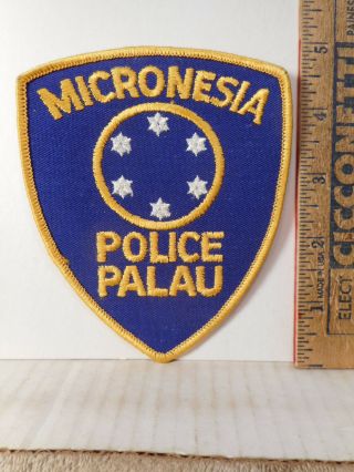 Palau Micronesia Police Shoulder Patch 1220tb.