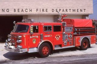 Long Beach Ny 1982 American Lafrance Pumper - Fire Apparatus Slide