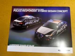 2017 Ford Police Responder Interceptor Vehicle Color Brochure