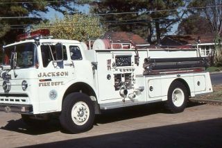 Jackson Tn 1972 Ford C Pirsch Pumper - Fire Apparatus Slide