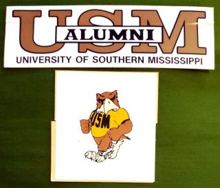 University Of Southern Mississippi Alumni Decals