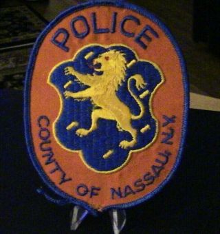 Retired Patch: County Of Nassau,  York Police Department Patch