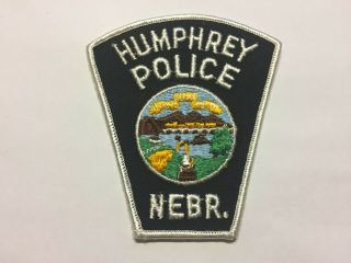 Humphrey Nebraska Police Patch
