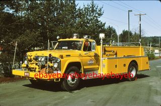 Fire Apparatus Slide,  Engine 22,  Poulsbo / Wa,  1977 Ford / Western States