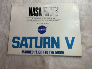 Nasa Facts Saturn V Fold Out Poster