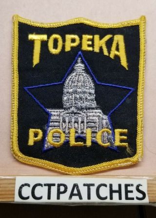 Topeka,  Kansas Police Shoulder Patch Ks