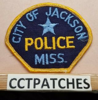 City Of Jackson,  Mississippi Police Shoulder Patch Ms