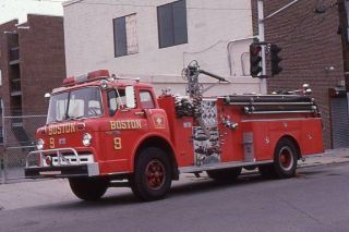 Boston Ma Engine 9 1979 Ford C Sutphen Pumper - Fire Apparatus Slide