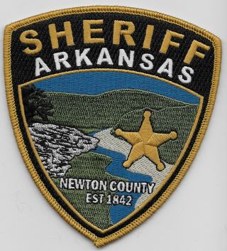 Colorful Newton County Sheriff State Arkansas Ar