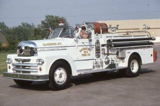 Clarence Ny 1960 Segrave Anniversary Series Pumper - Fire Apparatus Slide