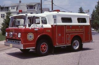 Woodlynne Nj Rescue 1736 1965 Ford C Boyertown Rescue - Fire Apparatus Slide