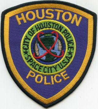 Houston Texas Tx Police Patch