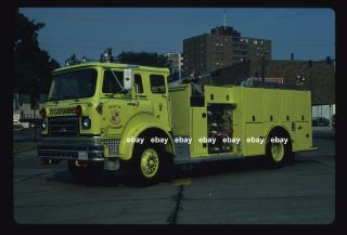 St Catharine Ont Canada 1981 International Co Pierreville Fire Apparatus Slide