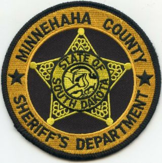 Minnehaha County South Dakota Sd Round Sheriff Police Patch