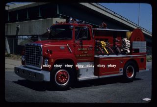 Auburn Al 1981 Ford L Pirsch Hose Wagon Fire Apparatus Slide