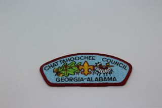 Bsa Boy Scout Council Shoulder Patch Chattahoochee Council Georgia Alabama