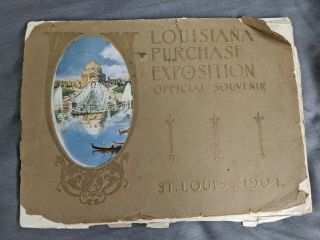 Louisiana Purchase Exposition Official Souvenir Of 1904 St.  Louis World 