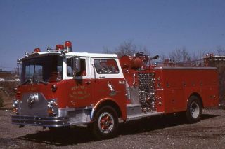 Penn Hills Pa 1973 Mack Cf Pumper - Fire Apparatus Slide