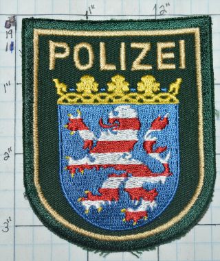 Germany German Polizei Police Patch