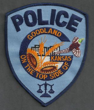 Goodland Kansas Police Shoulder Patch