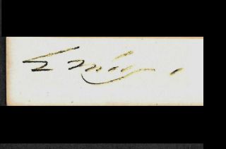Emily Dickinson Autograph Reprint On Period 1860s Paper